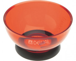 Чаша для краски DEWAL, оранжевая, с резинкой на дне 360 мл